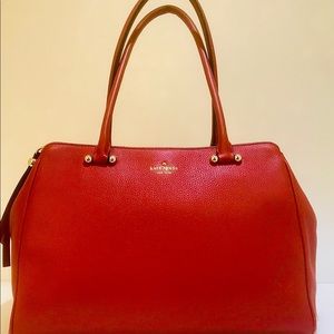 Rare Kate Spade ♠️ New York Satchel Deep Red